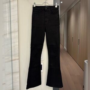 7 For All Mankind No Filter Ultra High Rise Skinny Bootcut in Orchid